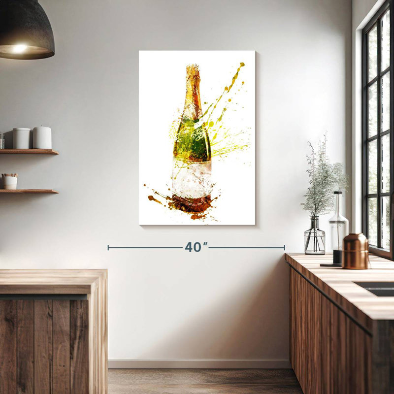 Yarlin Abstract Bottle, 39" H x 26" W