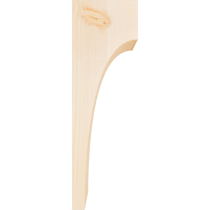 Huntington Corbel, H 24 po x l 5,5 po x P 8 po, Sapin de Douglas, Lisse