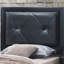 Lit simple transitionnel noir - H 52 po x l 43 po x P 80 po, construction solide pour la performance et l'allure, rehausse le design intérieur moderne, assemblage simple, durabilité chic, décoration