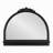 Arnell Vintage Arched Wall Mirror with Shelf