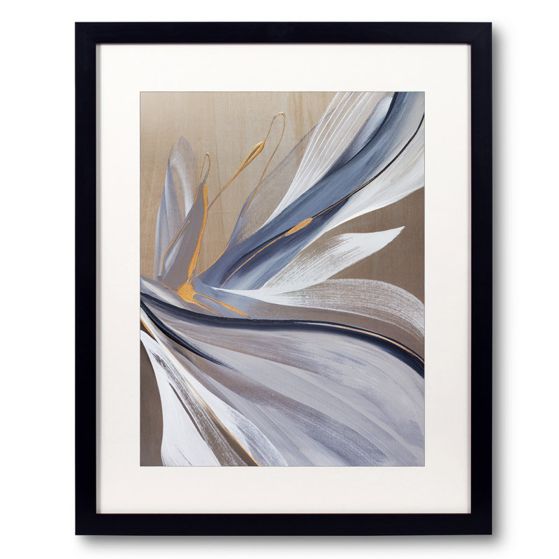 Icarus Blues Print by Novi Lim, 21.25" H x 17.25" W, Black Framed Paper