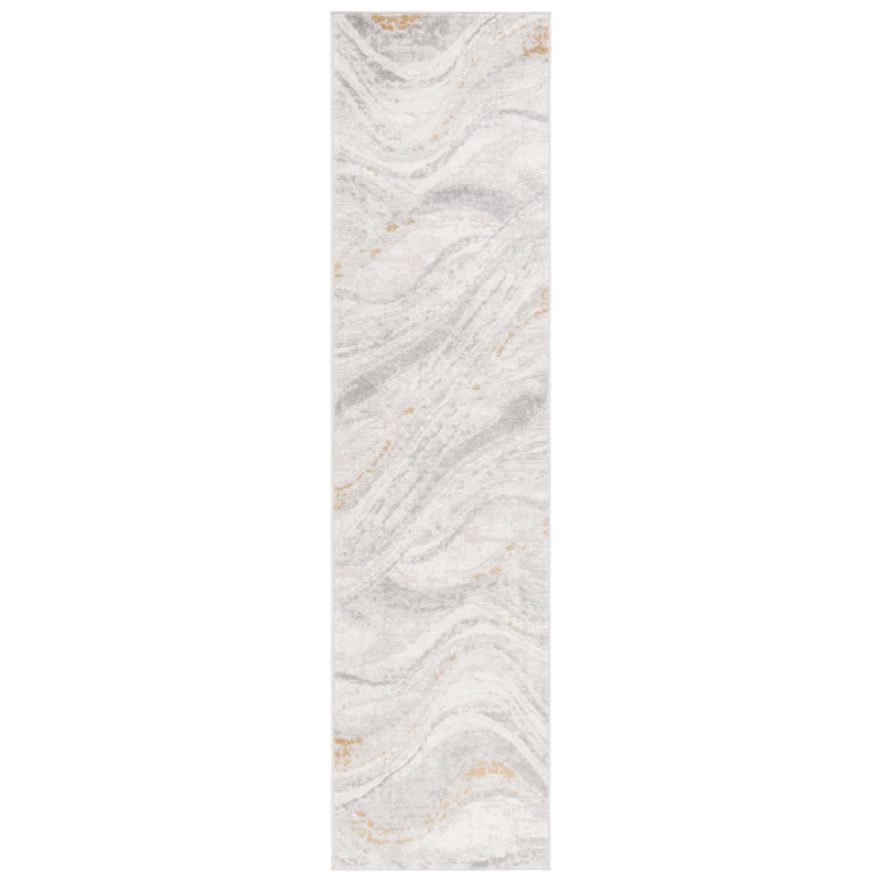 Tapis beige / gris clair Palma 310, Tapis de couloir 2 pi 2 po x 9 pi
