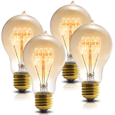 Ampoule Edison 60 W 60 W à intensité variable, blanc rétro, 2700 K pour décoration