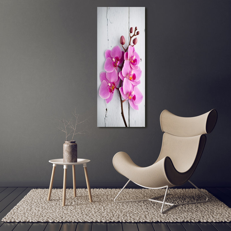 Pink Orchid - Wrapped Canvas Print
