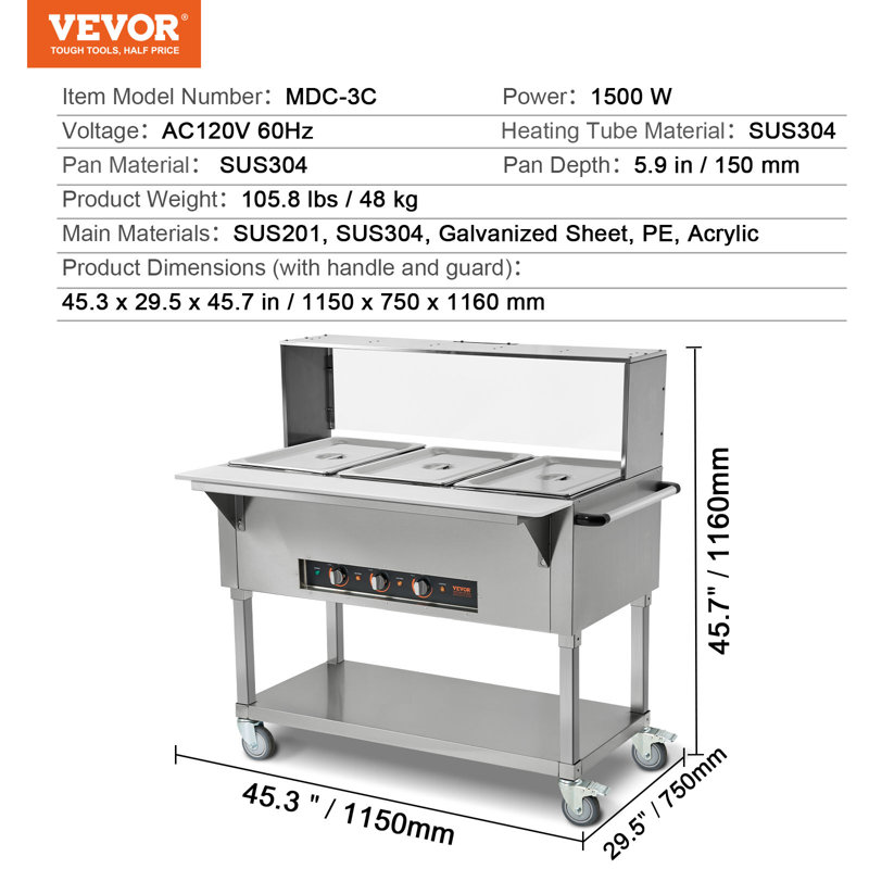 Rectangle Buffet Accessory