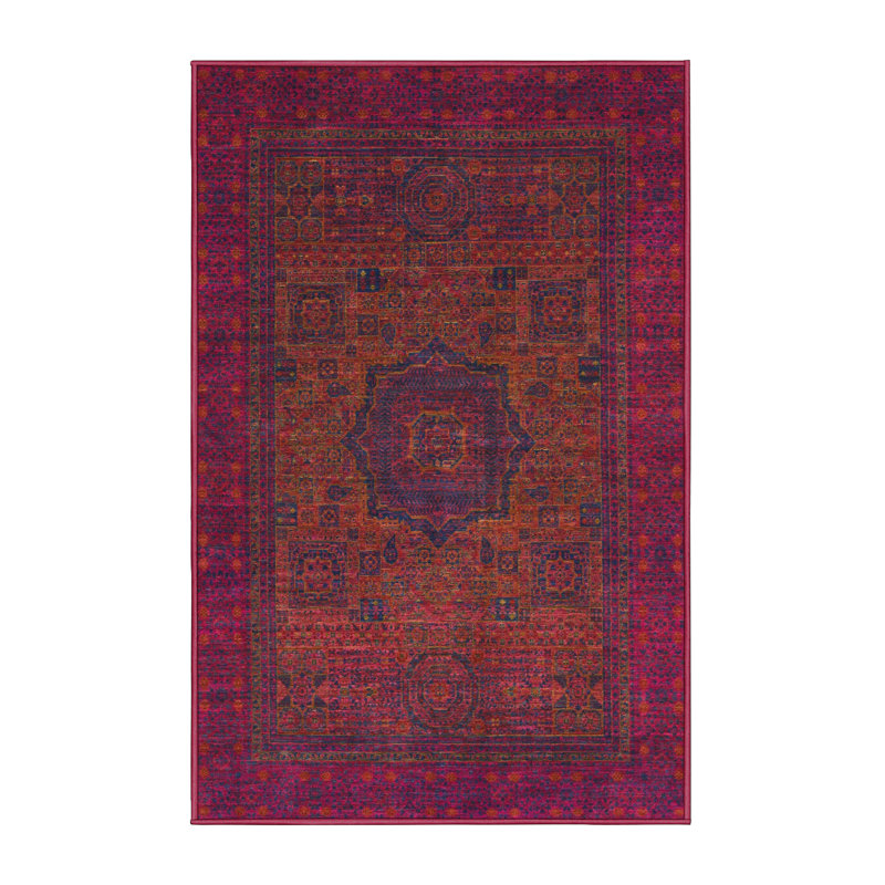 Abstract Indoor Rug, Rectangle 4' x 6'