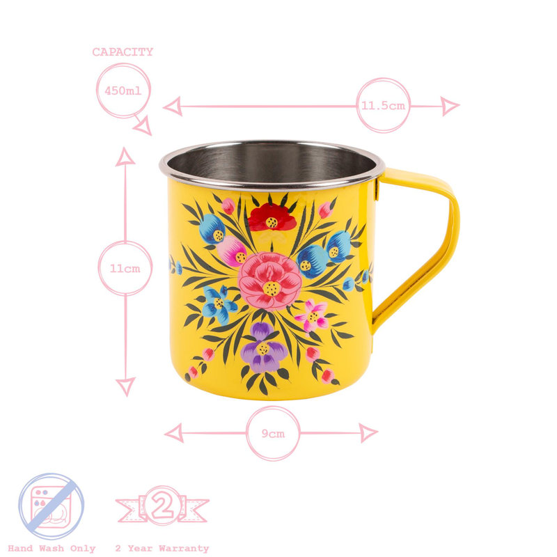 Camping Mug - 450ml, Buttercup