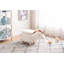 Upholstered Faux Fur Footstool