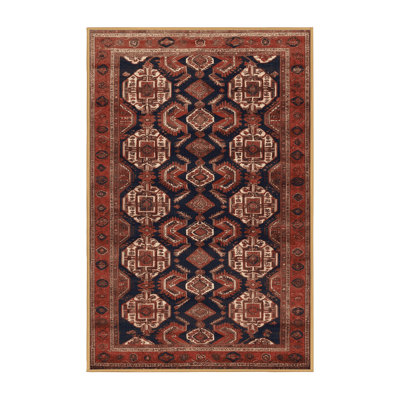 Machine Washable Persian Brown Area Rug