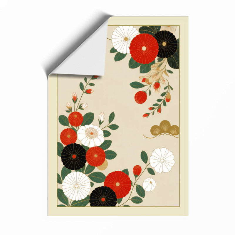 Scattered Blooms Botanical - Framed Print, Unframed, A1 - 84.1 x 59.4 cm