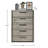 34.6'' W 5 - Drawer Dresser