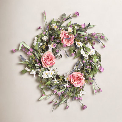 24" Handcrafted Berry Everyday Wreath