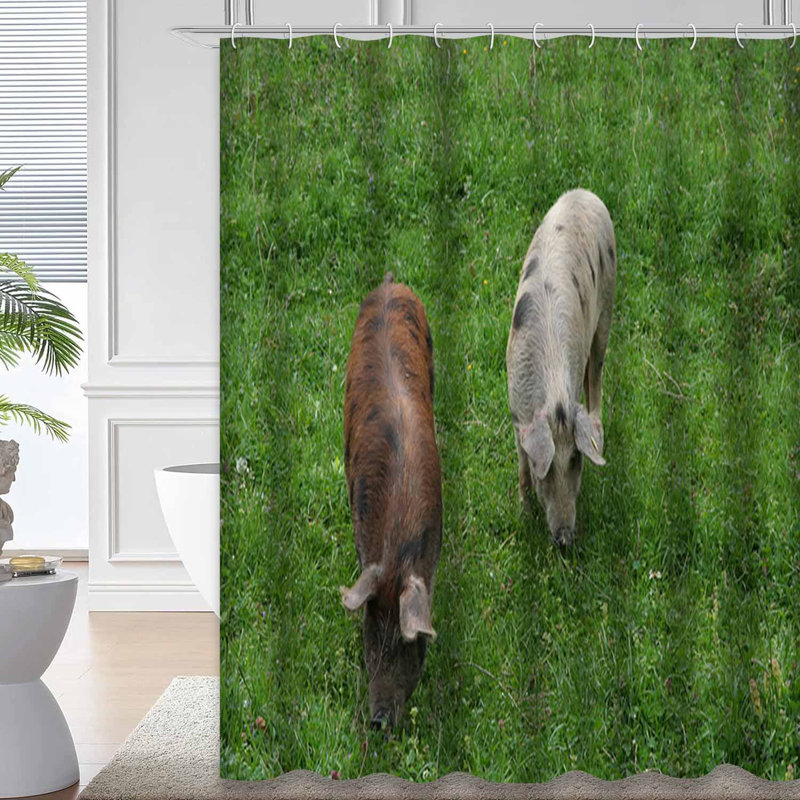 Rideau de douche Meadow Farm, L 72 po x l 72 po