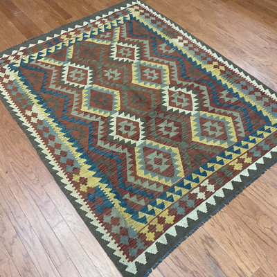  Handmade Kilim Wool Rug