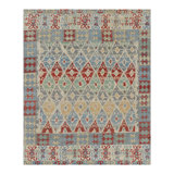 Rug & Kilim’S Tribal Style Rug With Vibrant Polychromatic Geometric Patterns