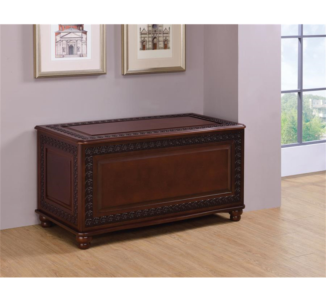 Peraza Solid + Manufactured Wood Blanket Chest Alcott Hill®