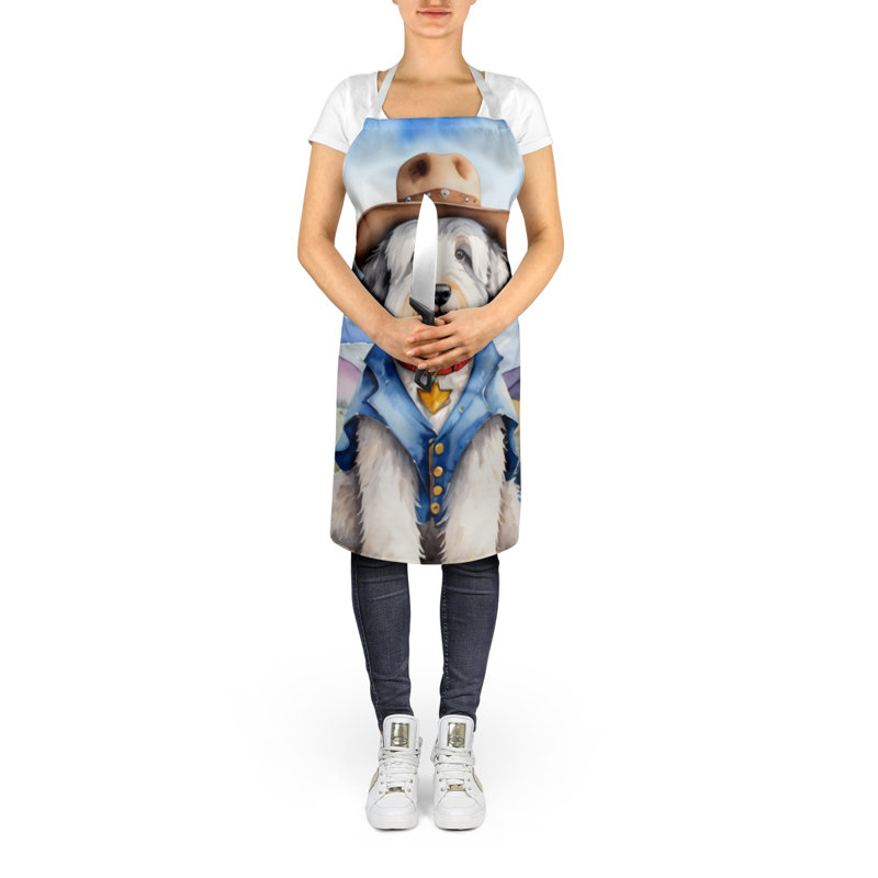 No Pattern Bib Apron