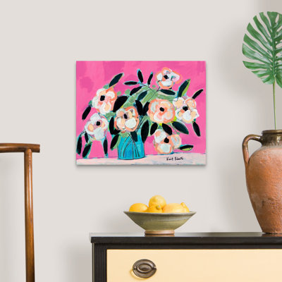 «Pink Fever» par Kait Roberts, reproduction d'art sur toile