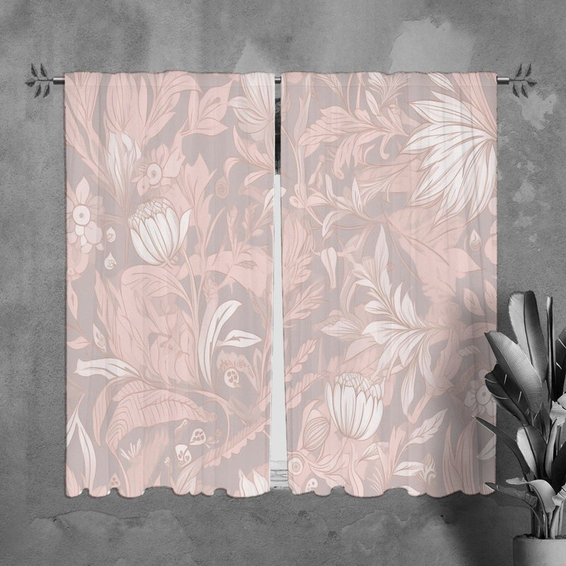 Hollynn Room Darkening Curtain Pair, 20" W x 82" L