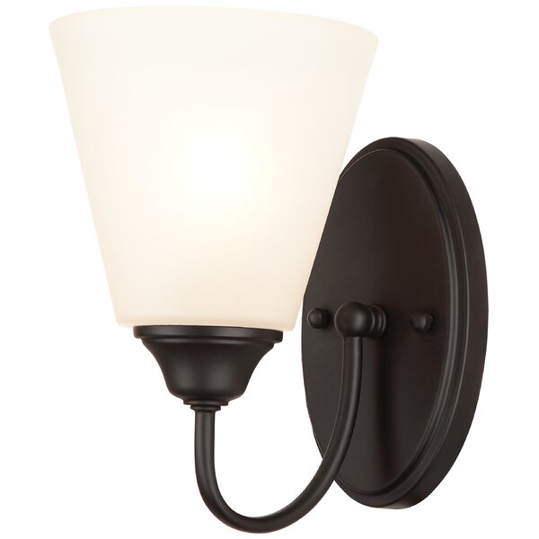 Charlton Home® Schwenk Stamped Steel Armed Sconce & Reviews | Wayfair