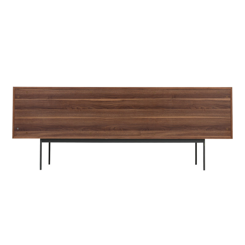 Heath 87'' Solid Oak and Mango Wood Contemporary Sideboard