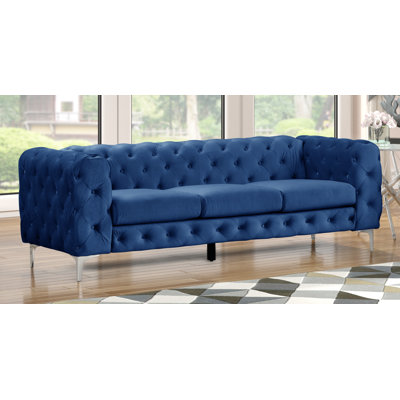Bernie 85.5 " Velvet Sofa