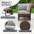 1 Piece Corner Chair