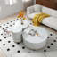 Table basse, table basse, table de salon avec base en métal Dawsen-96603975-96603978