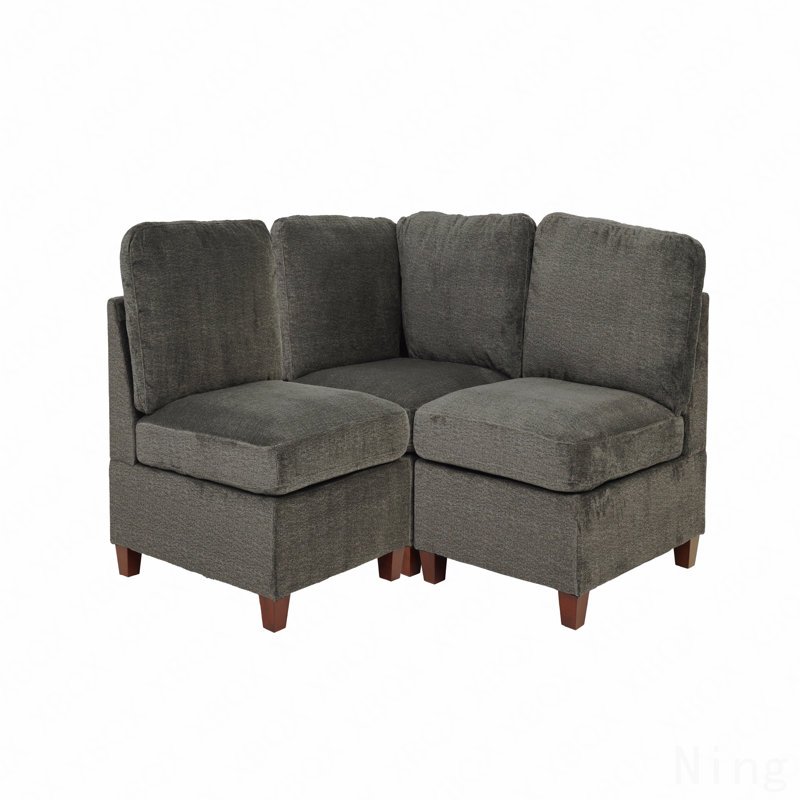 Ensemble modulaire - 3 pièces en gris, Gris