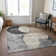 Machine Washable Indoor/Outdoor Cicel ACN1140 Pewter Rug