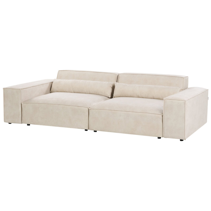 Netanya 2 Seater Sofa, Beige Velvet