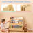Medium Single-Sided Bookshelf, 3-Tier Kids Bookshelf With Storage, Premium Wood Book Shelf For Kids Rooms, Magazine And Book Storage Rack, Montessori Shelf For Classrooms, Playrooms, Nursery