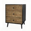 Élégante armoire à 3 tiroirs, parfaite pour le rangement organisé dans les chambres à coucher, les salons et les bureaux.