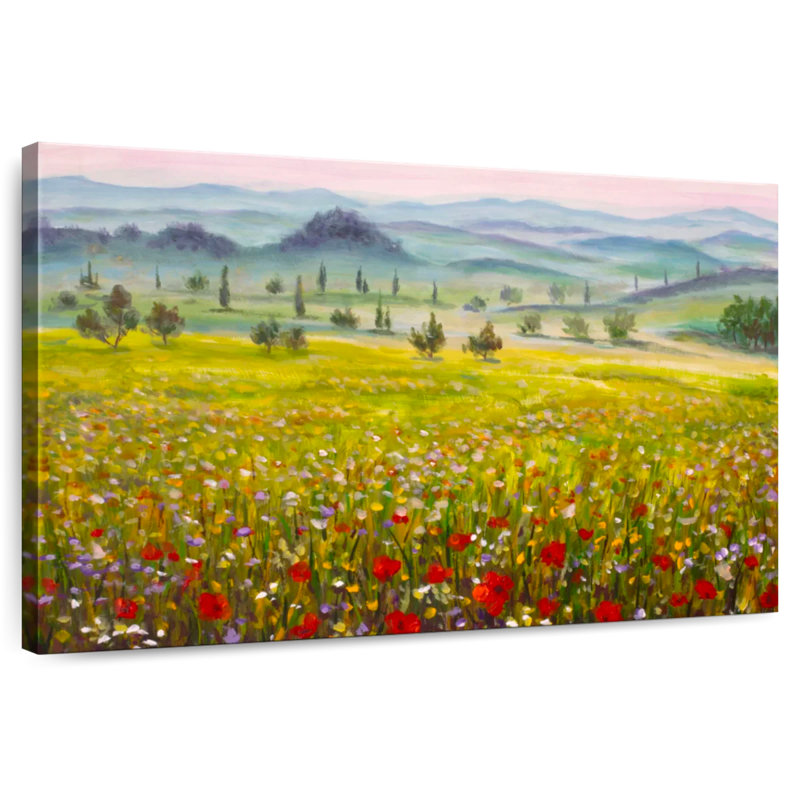 Champ de fleurs toscan Alvord, H 20 po x l 30 po