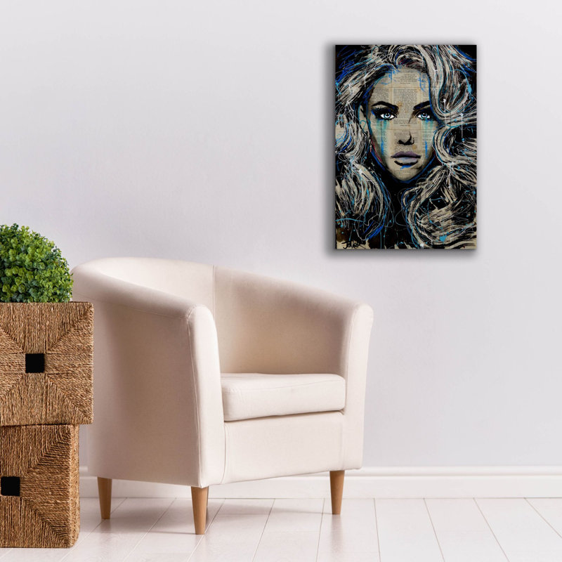 «Haven» par Loui Jover, art mural sur toile, H 26 po x l 18 po x P 0,75 po