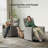 Modern Fabric Electric Recliner For Adults - Footrest, Padded Seat, Space-Saving, Home Theater