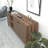 Elegant Walnut Console Table, 70.9 x 31.5 x 17.7 inches | 100% Melamine Coated Chipboard, Sturdy Plastic Legs, Wall-Mountable Design, Multiple Shelves | Perfect for Living Room & Entryway Decor, Stylish & Functional-106861087