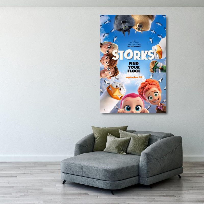 Storks, 40" H x 27" W