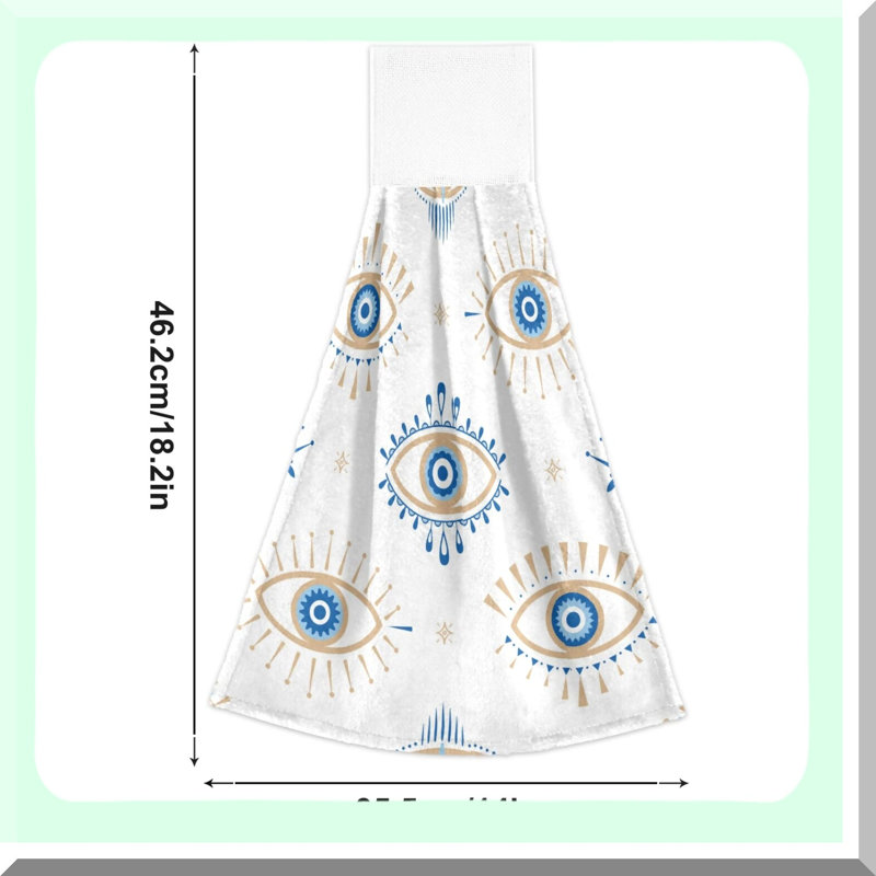 SoftLoop Duo: Absorbent Hanging Hand Towels for Kitchen & Bathroom