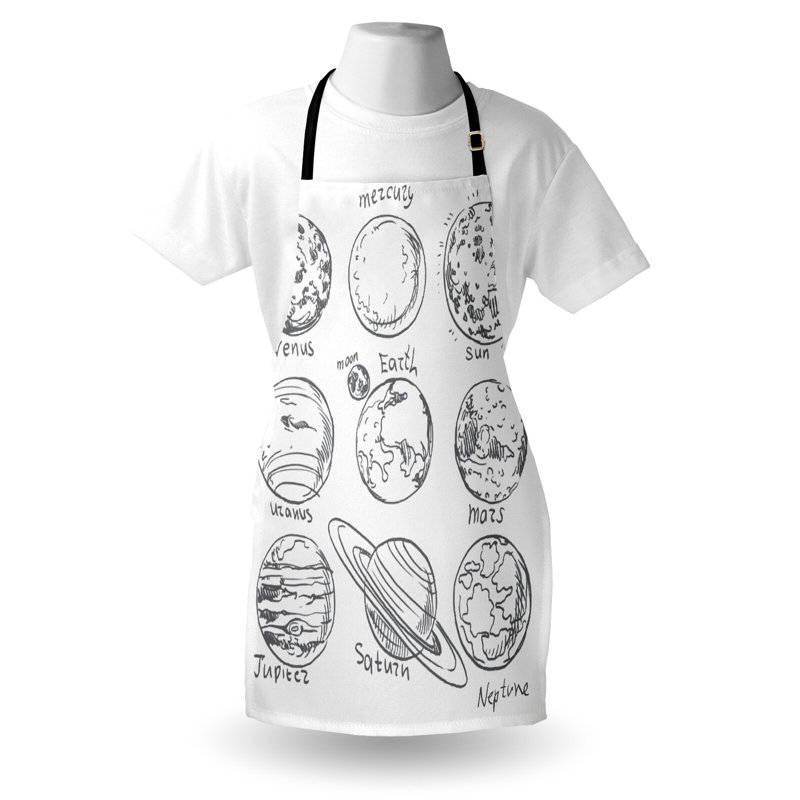 No Pattern Bib Apron