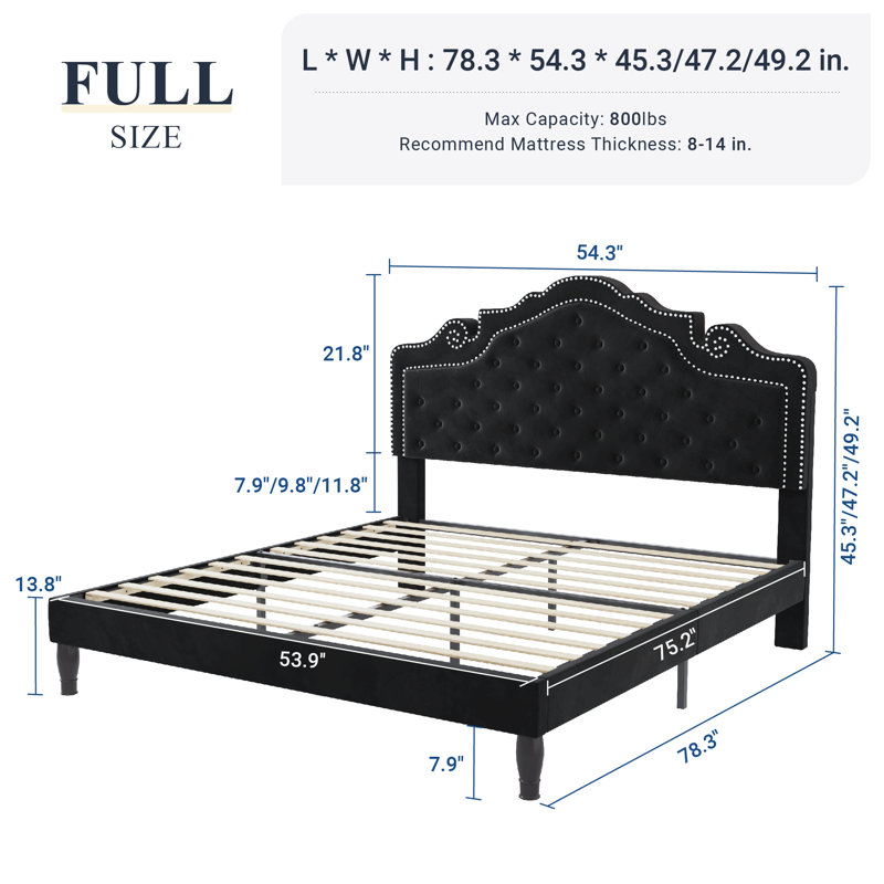 Antonious Upholstered Platform Bed