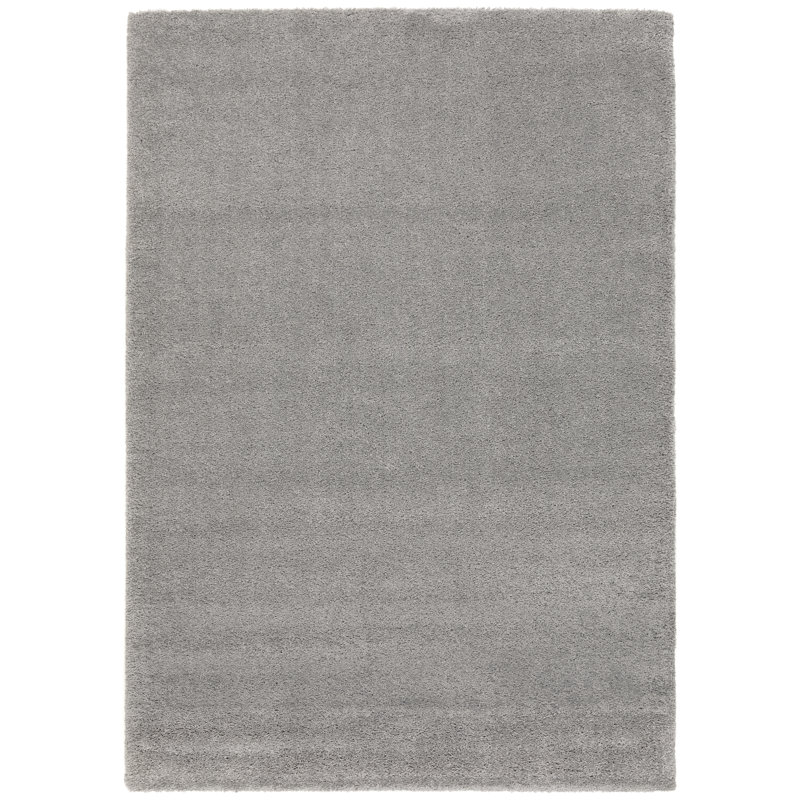 Henriko Grey Shaggy Rug, Rectangle 80 x 150cm