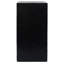 Table d'appoint aspect bois noir, 71,3 cm (28,08 po), utilisable à l'intérieur comme à l'extérieur, style moderne, idéale pour les grands espaces de vie.