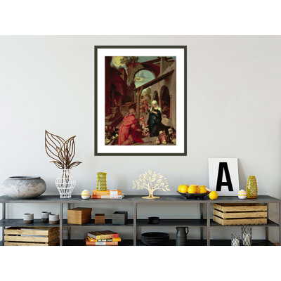 Retable Paumgartner par Albrecht Dürer, impression giclée sur cadre