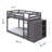 Twin/Twin Bunk Bed With Cabinet