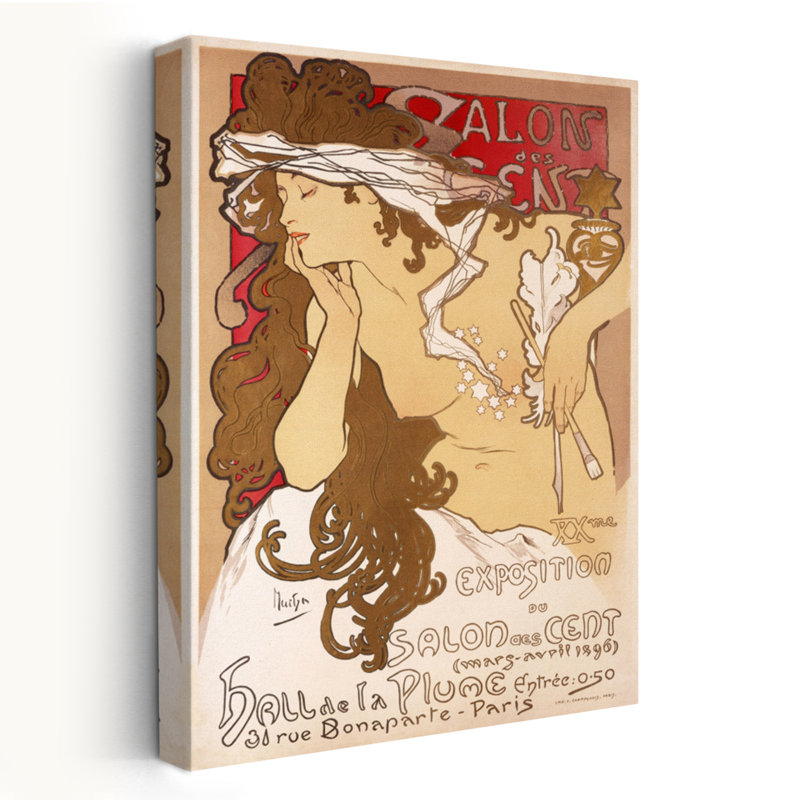 Salon Des Cent 20Th Exposing - Museum, H 48 po x l 32 po