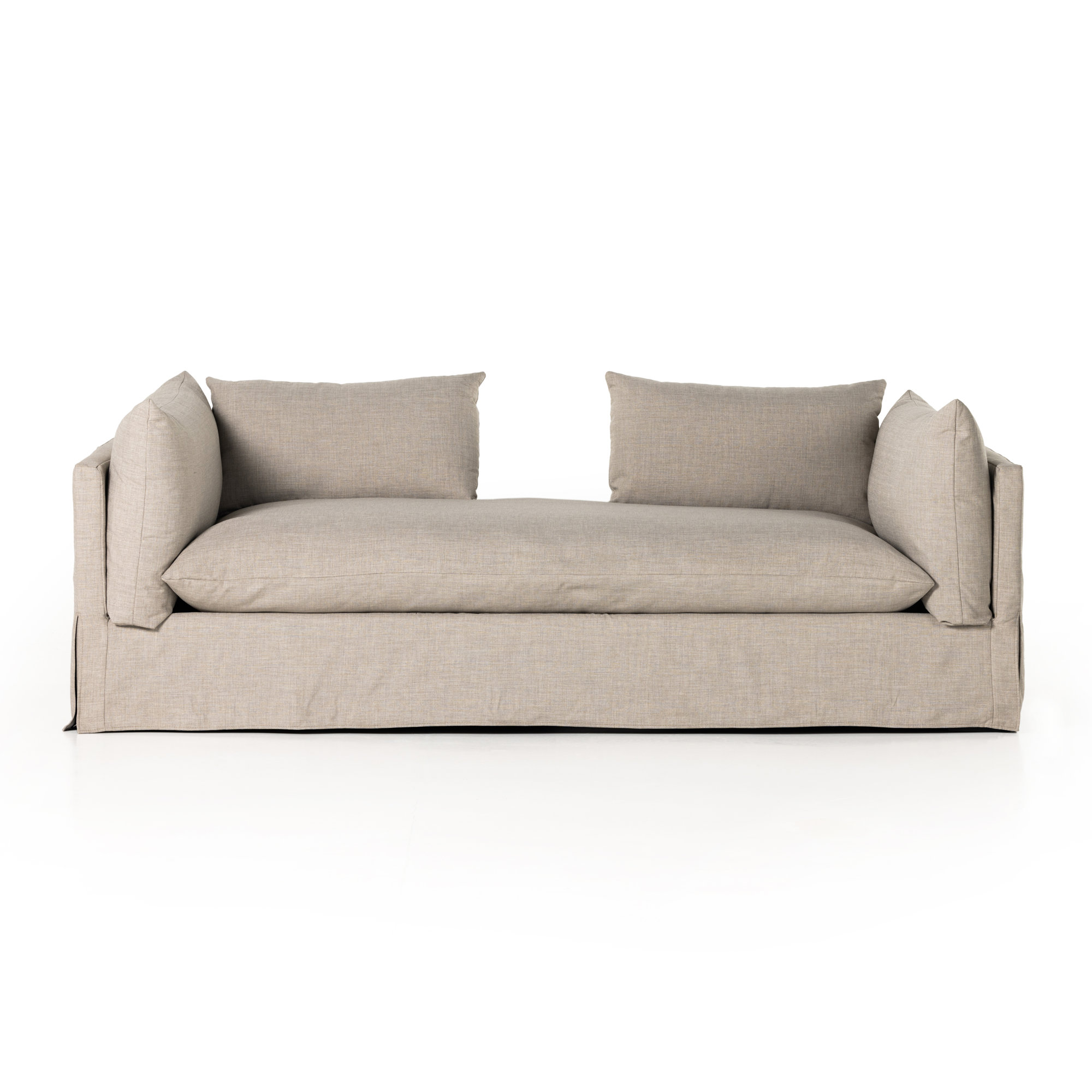Reggio 88" Lounger, Bennett Moon Performance Weave