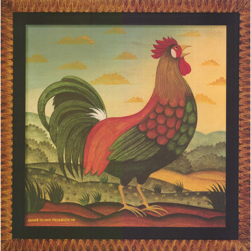 Rooster, 28" H x 28" W