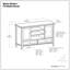 Meuble télé haut en bois massif 47 po Warm Shaker-1027877825