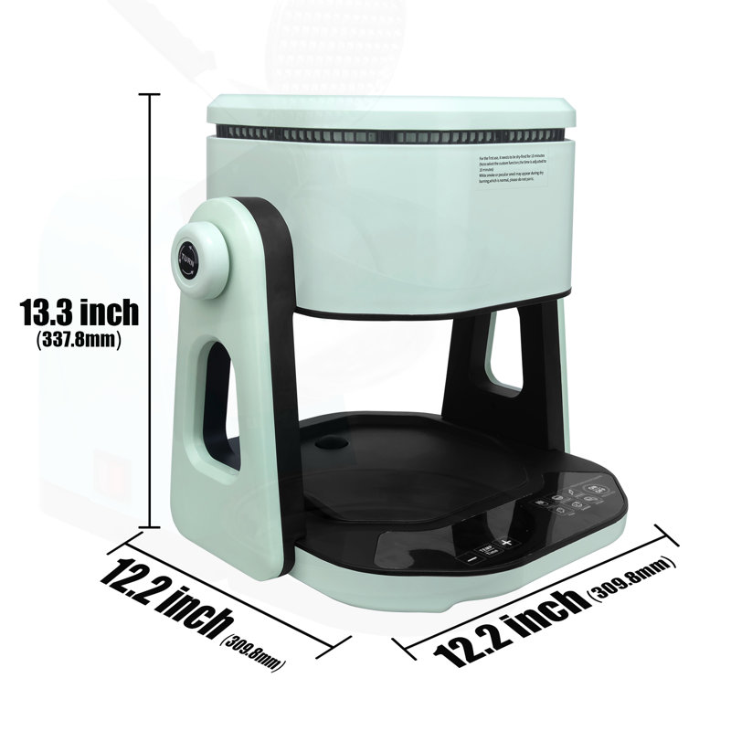 Large 5-Quart Capacity Air Fryer, Green